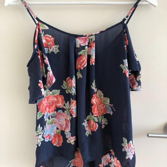 Joie Silk Floral Print Blouse - Picture 4 of 4